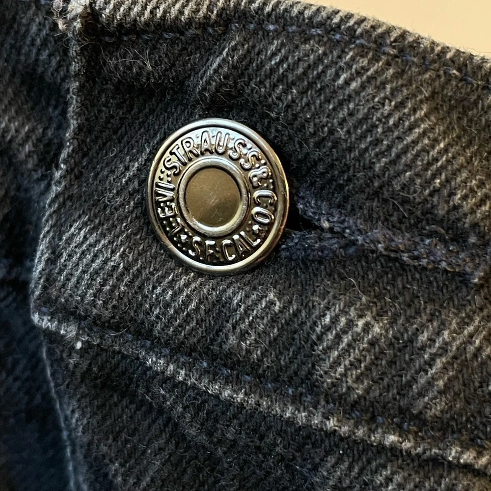 Vintage 90s Levi’s Orange Tab 550 Black Denim Jeans